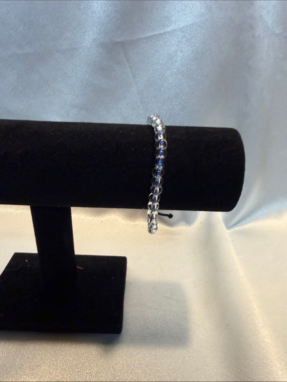 Source Unknown Silver Beaded Bracelet